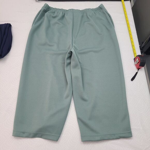 2 X 1 Blair Capri Pants Womens Size 12 Elastic Waist  NWT, Blue/green - Picture 8 of 8